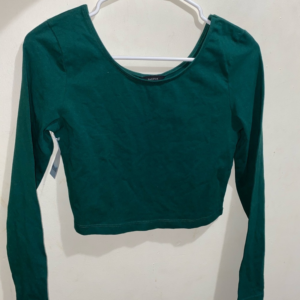 Aritzia Talula Long Sleeve Crop Top